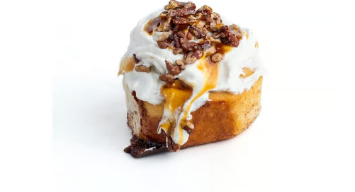 Mini Nutty Caramel Roll